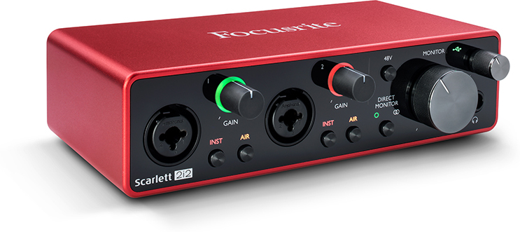 Focusrite Scarlett 2i2 3rd gen 本体 Focusrite Scarlett 2i2 3rd Gen | DJMania
