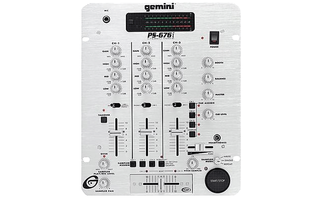 Gemini PS-676i — Mesas de Mezclas de 3 Canales | DJMania