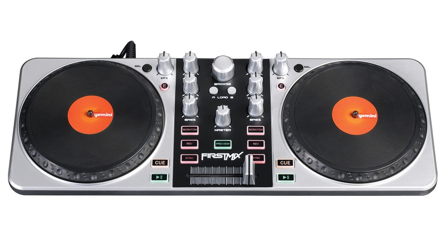 Gemini First Mix - Contrôleur DJ USB Gemini First Mix - Contrôleur DJ USB