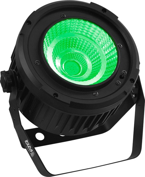 Projecteur Effet Flamme LED Ibiza LEDFLAME-RGB | Hauteur 1.8m | Télécommande 433MHz | 24 LEDs RVB