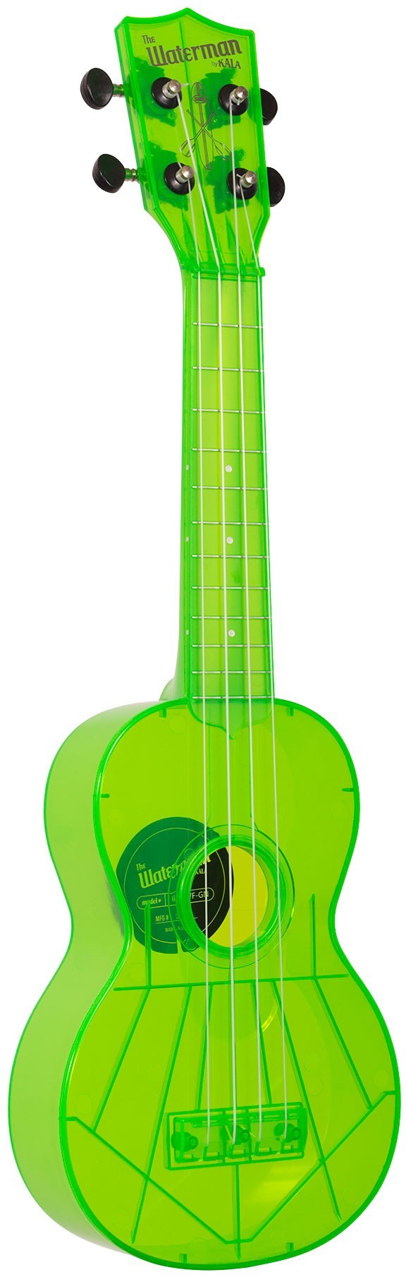 Kala MK-SWT/Clear Makala Waterman Composite Soprano Ukulele in Clear Color Kala MK-SWT/Clear Makala Waterman Composite Soprano Ukulele in Clear Color