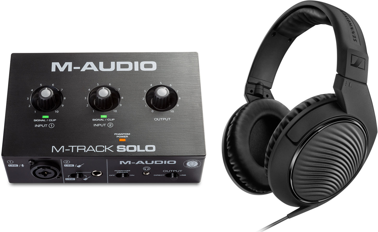 MAudio MTrack Solo + Sennheiser HD 200 Pro DJMania
