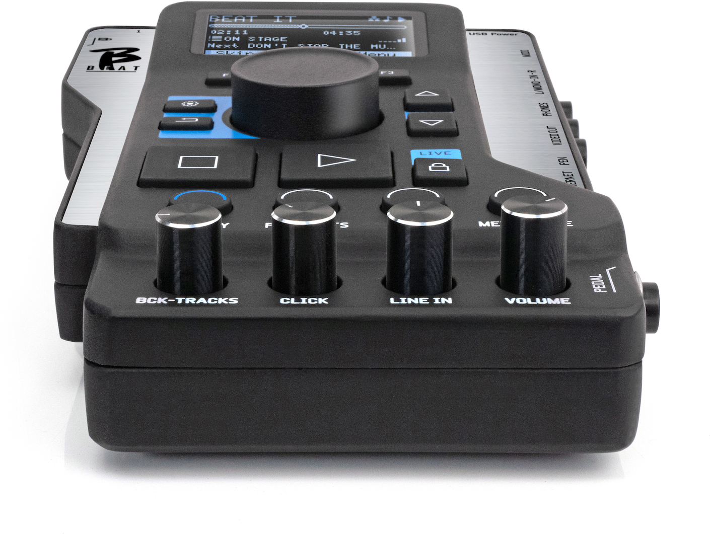 Station De Travail Audio M-live Bbeat 128GB Pour Chanteurs - Avec Éclairage LED Et WiFi
