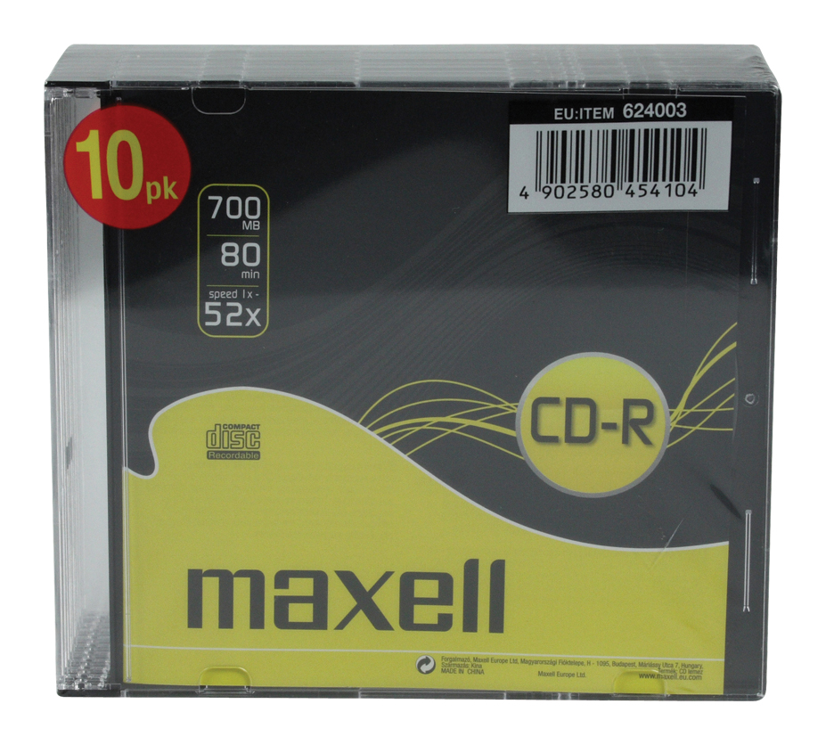 Cd R 700 Mb 10 Unidades Maxell Djmania