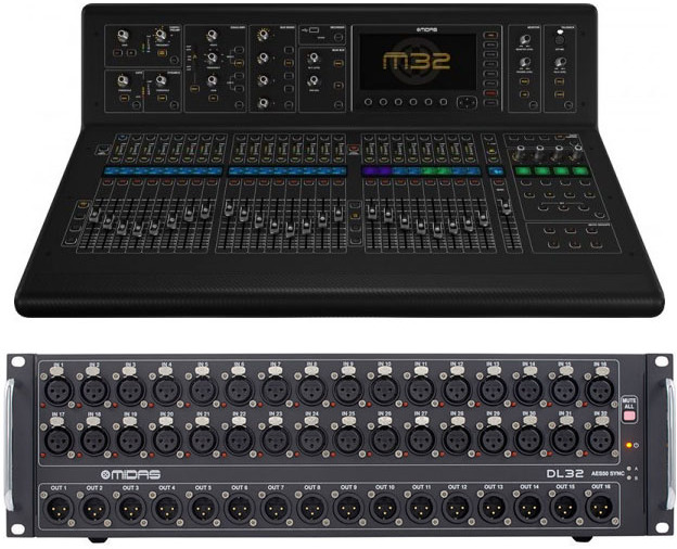 Midas M32 + Midas DL32 DJMania