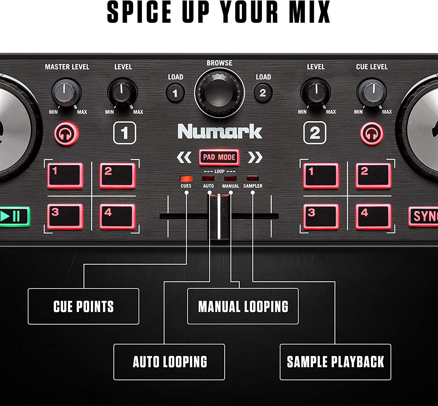 Numark dj2go2 touch подключение к андроид