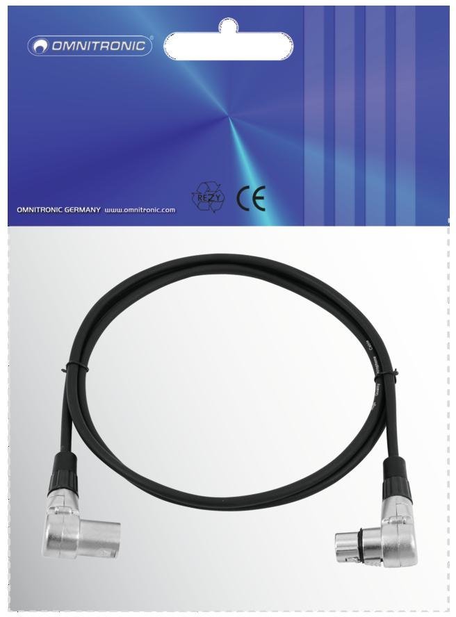 OMNITRONIC - Cavo adattatore Xlr (m) / 2xxlr (f) 1.5 Bk