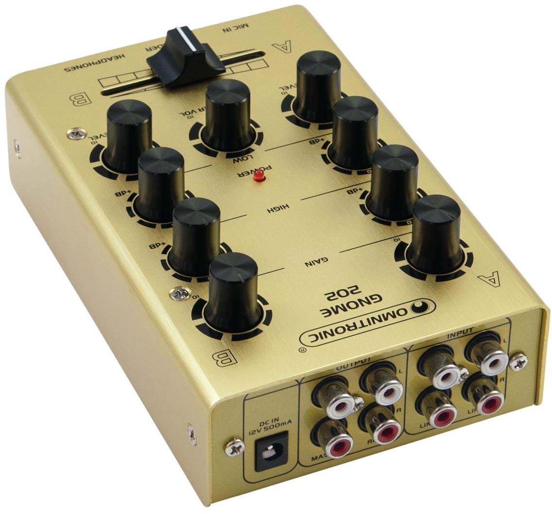Omnitronic Gnome 202 Mini Mixer Gold DJMania