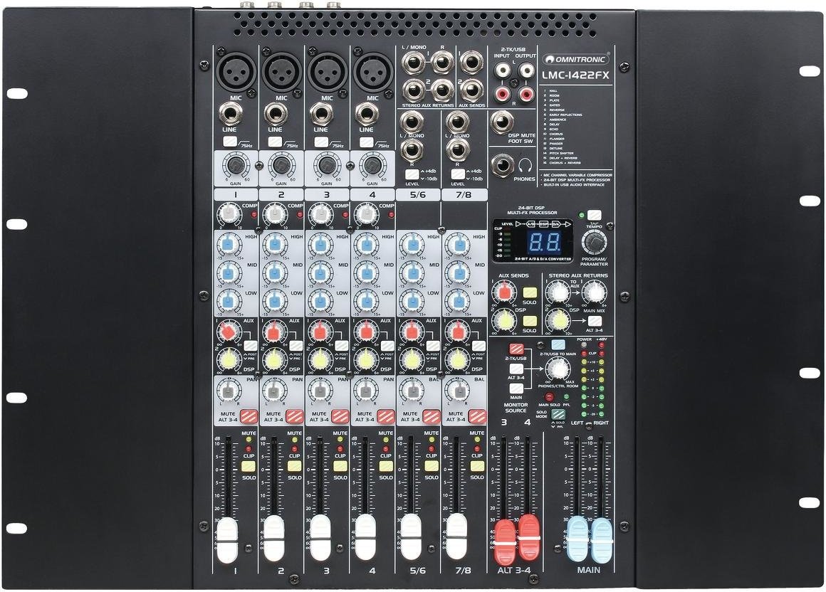 Omnitronic LMC1422FX USB Mixing Console DJMania