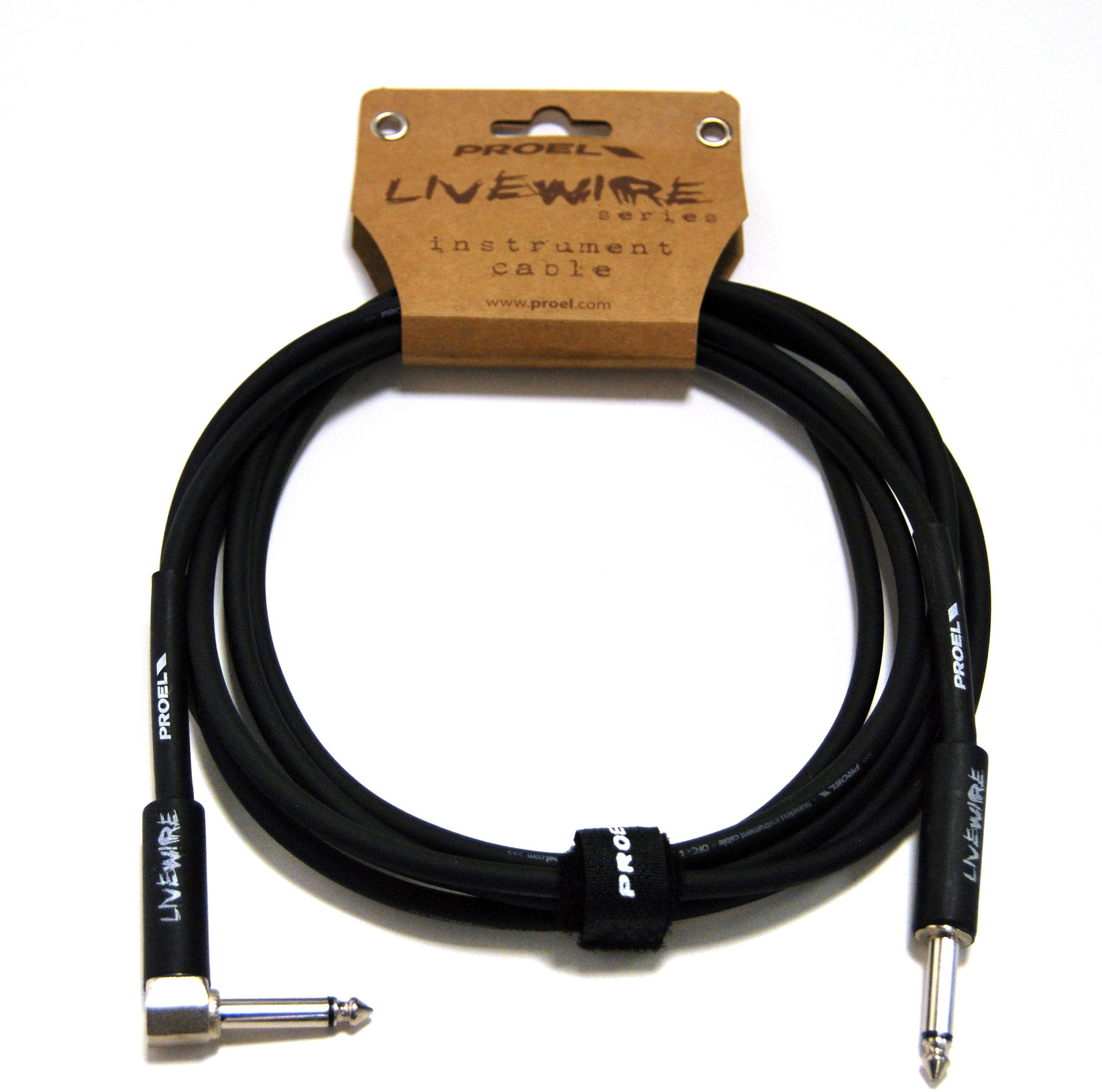 Cable Jack de instrumento 5m acodado PROEL DJMania