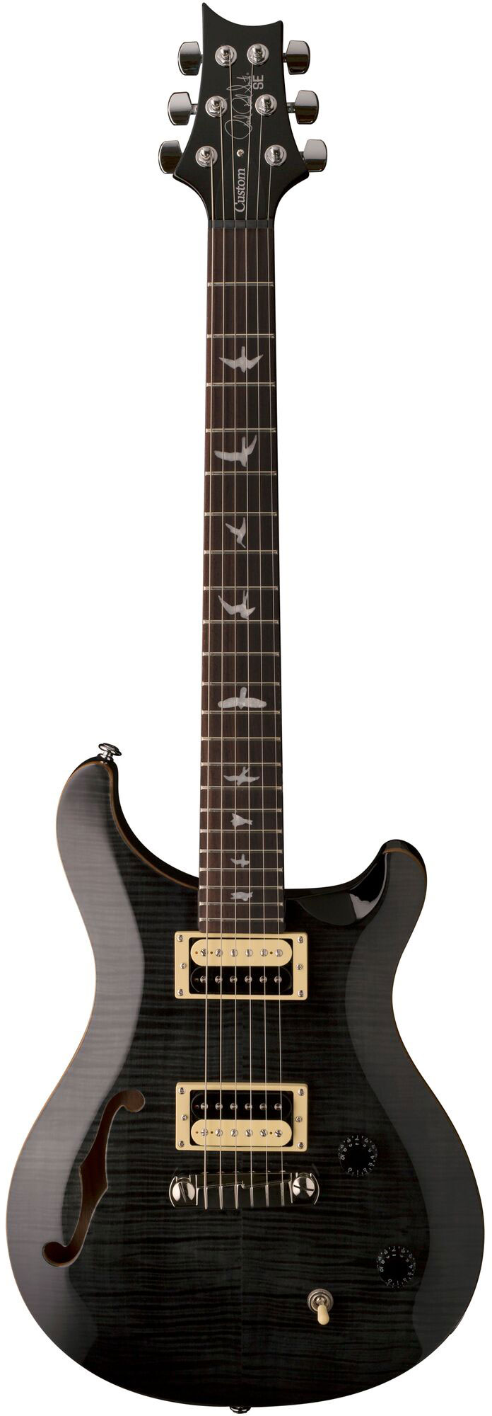 PRS Guitars SE Custom 22 Semi-hollow Gray Black 2017 | DJMania