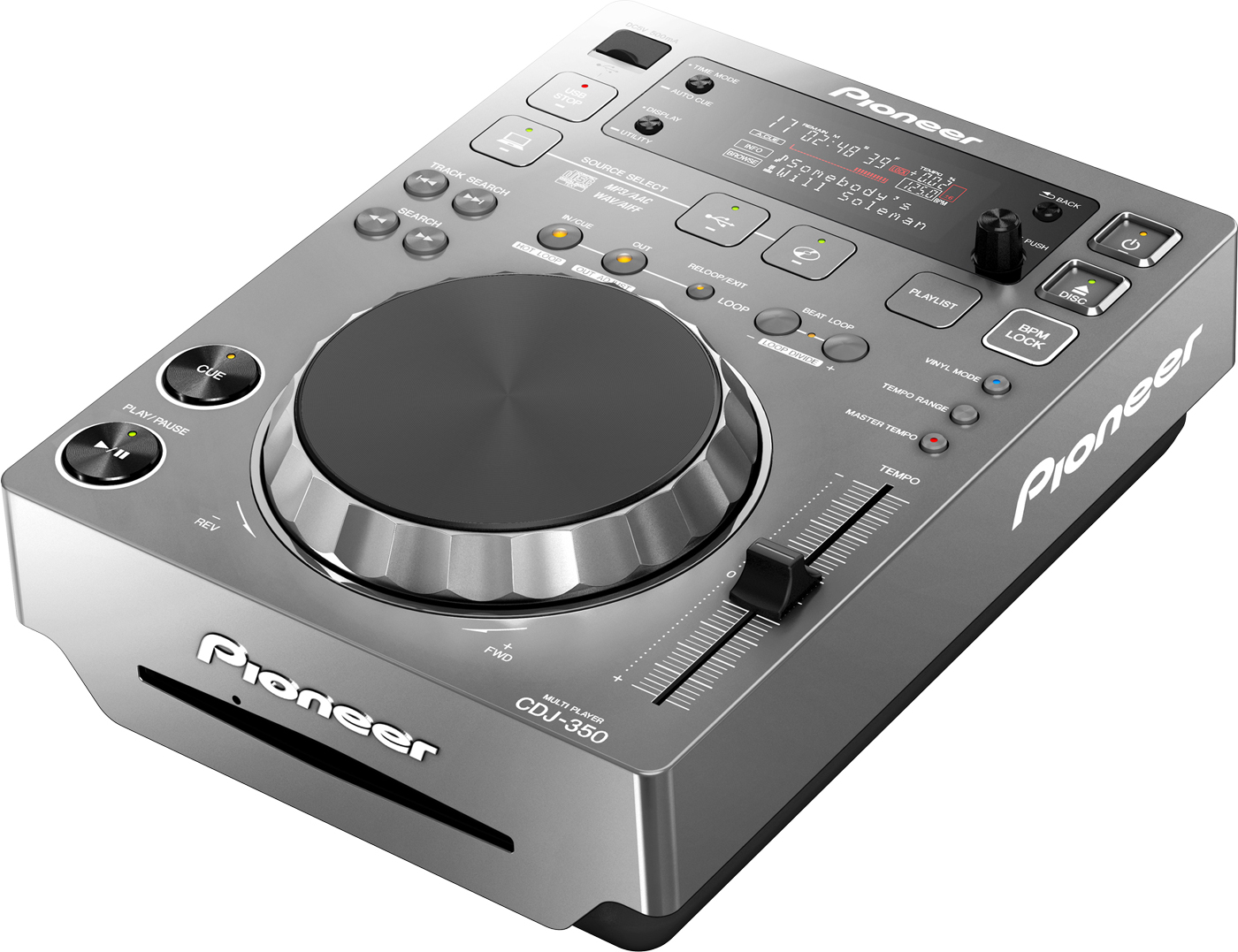 Pioneer Cdj-350-w Single Disc Dj Cd Player (white For Sale