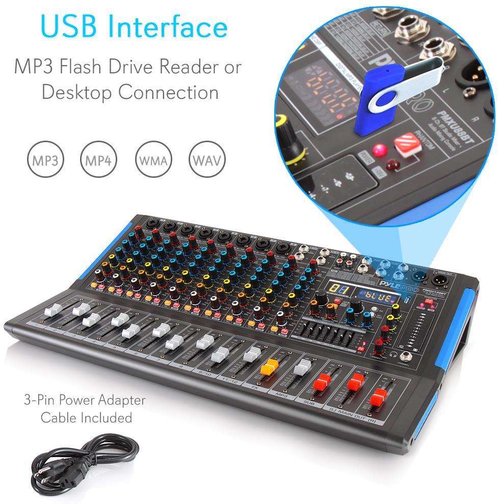 Pyle Audio PMXU128BT DJMania