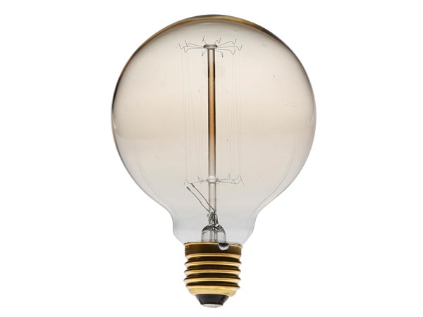 HUSTUNG Lampadine LED E27, Dimmerabile Lampadina LED 4W (Equivalente a 40W) G80 Edison Vintage Lampadina LED E27 Luce Calda 2400K - Ambra, Pacco da 4(G80 LOVE