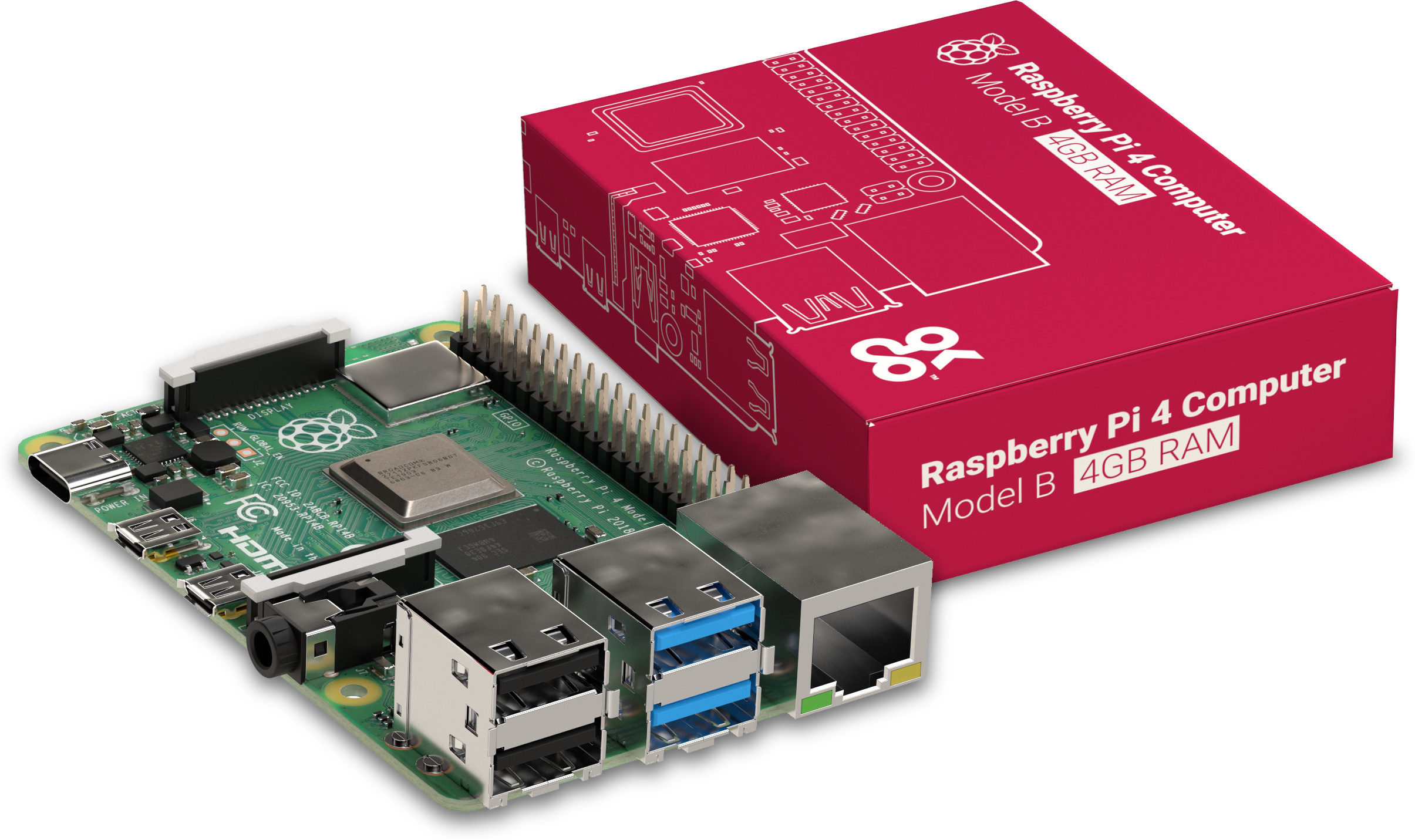 Raspberry Pi 4 Model B - 4GB RAM - DJMania