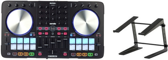 Reloop DJ BeatMix 4 MK2 + Soporte Para Portatil Universal - DJMania