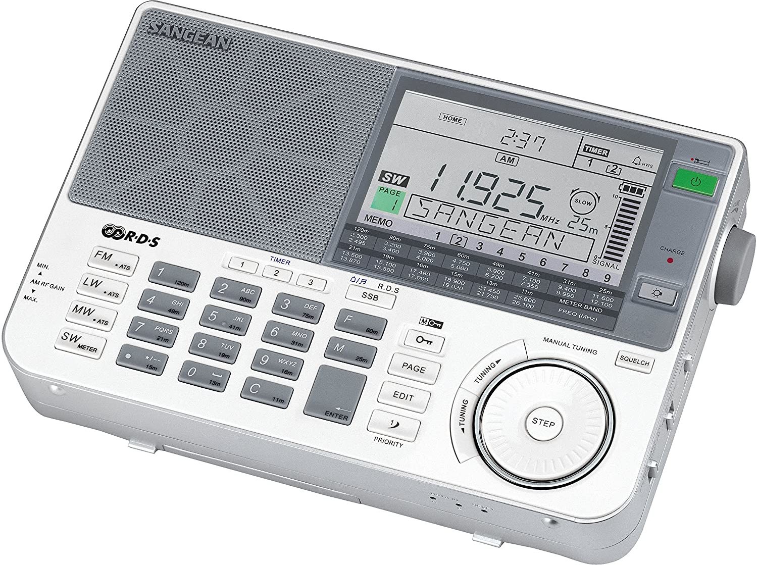 Sangean ATS-909X2 Weltempfänger SSB Empfang (black) - Funktechnik Fra