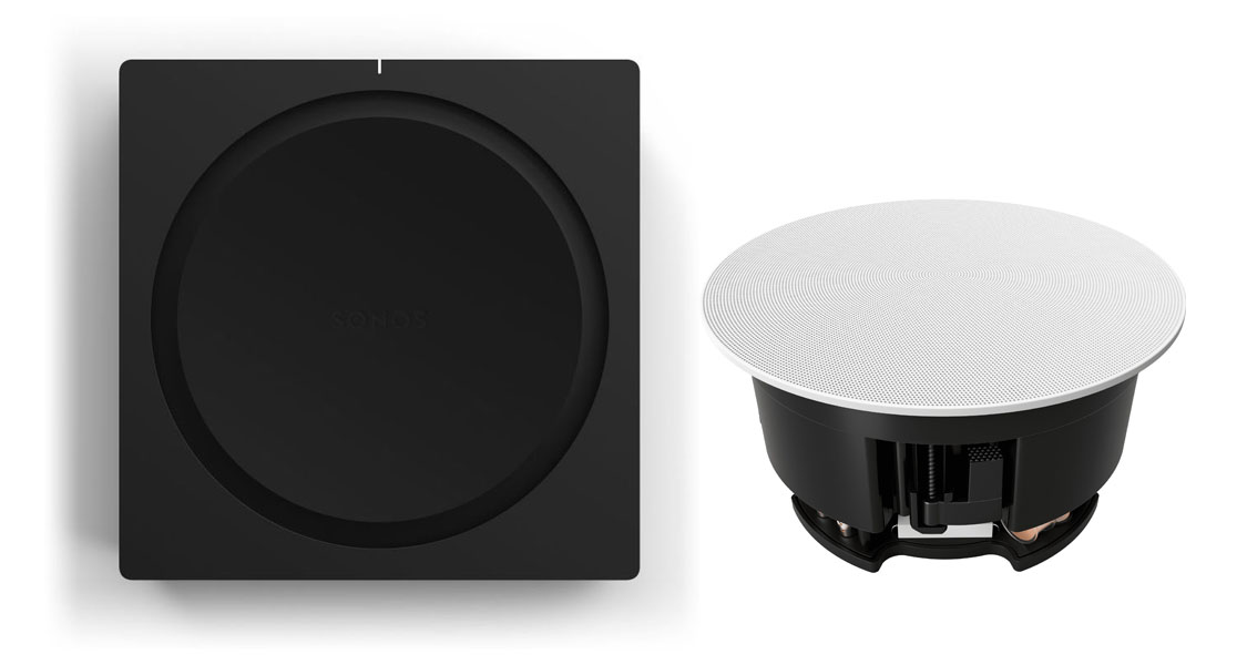 how to install sonos speakers in the ceilling