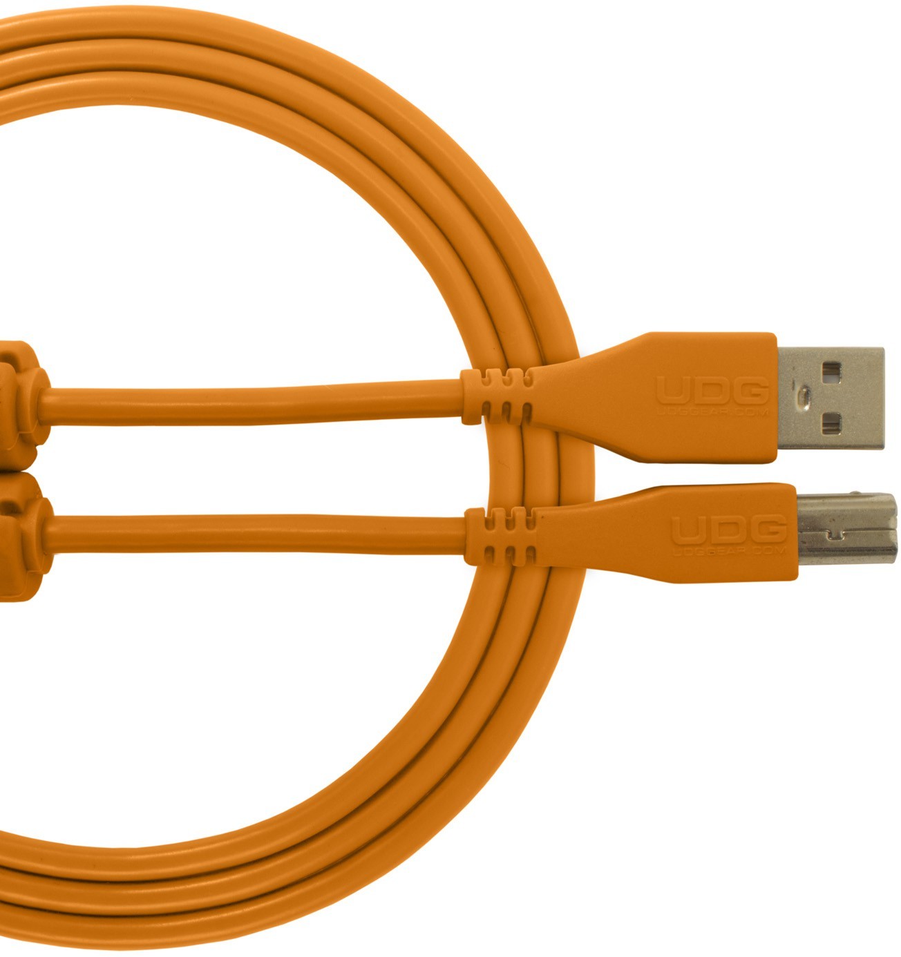 UDG Cable USB 2.0 AB Recto Naranja 1 Metro DJMania