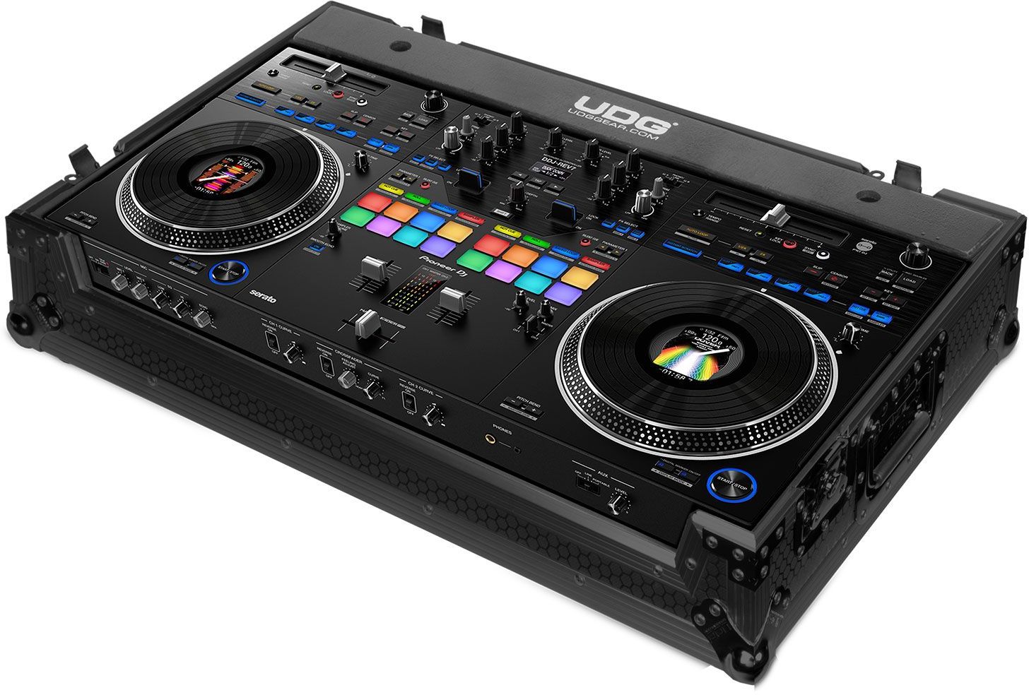 UDG Ultimate Flight Case Pioneer DDJ REV7 Black Plus DJMania