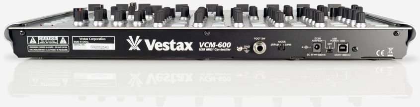 Vestax VCM 600 — Superficie de control | DJMania