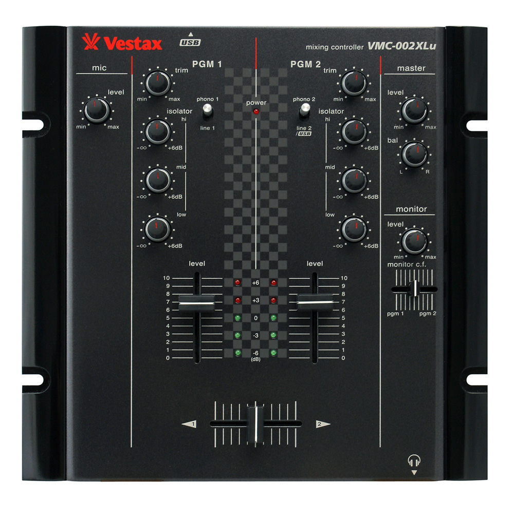 【ジャンク】Vestax VMC-002XLu DJミキサー 非純正アダプター付 Vestax VMC-002XLu | DJMania