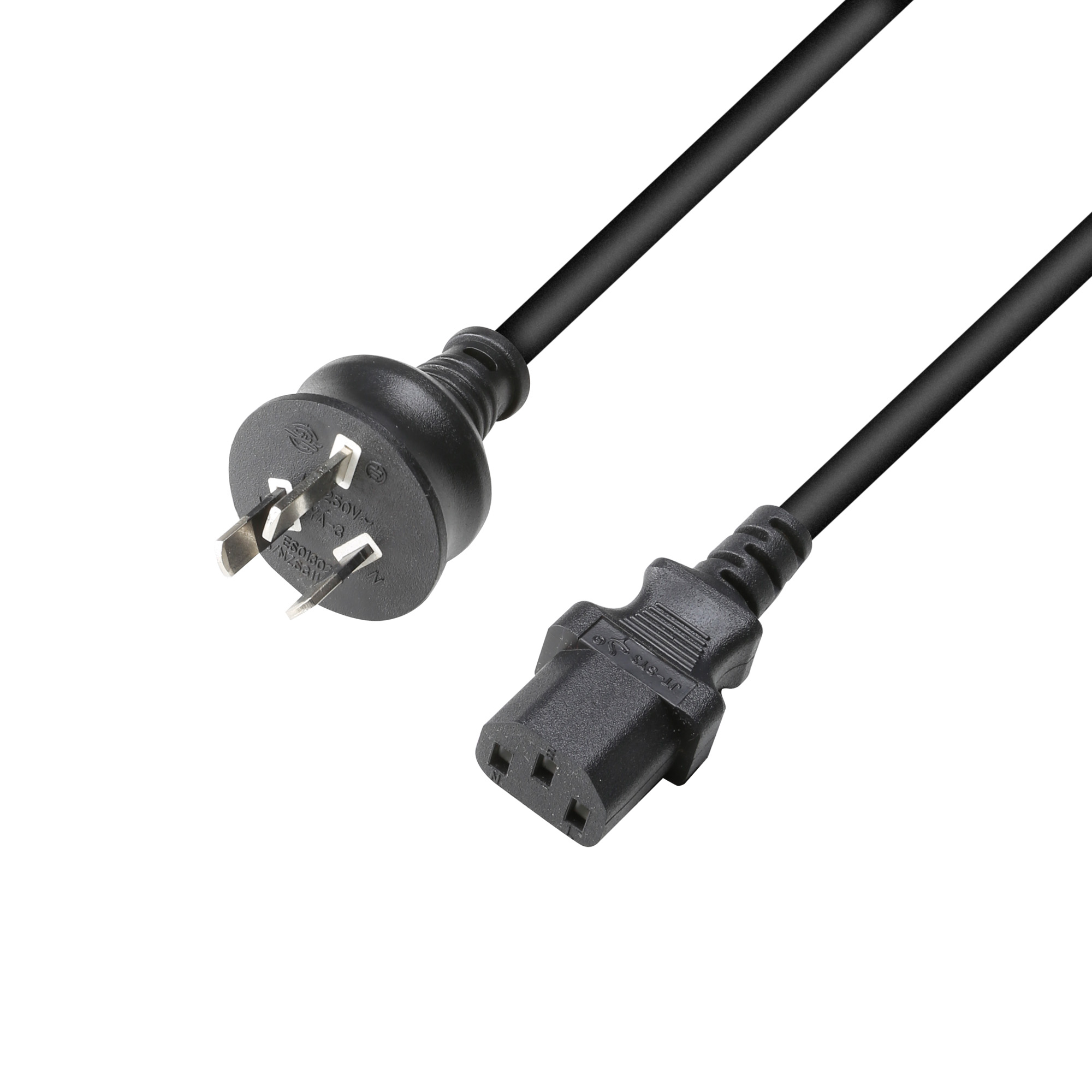 Câble Alimentation PowerCON Adam Hall - 3m - Fiche CEE 7/7 Vers Power Twist - 3x1.5mm² - Noir
