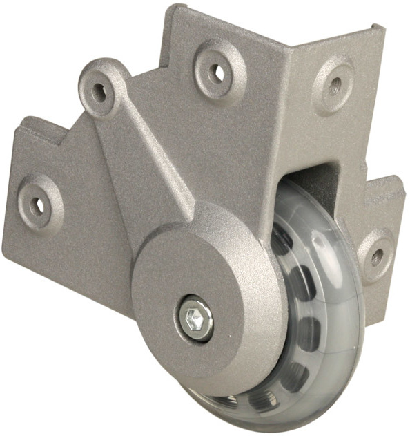 【MM】 Adam Hall Hardware 37451 S - Rueda blanda 75 mm esquina