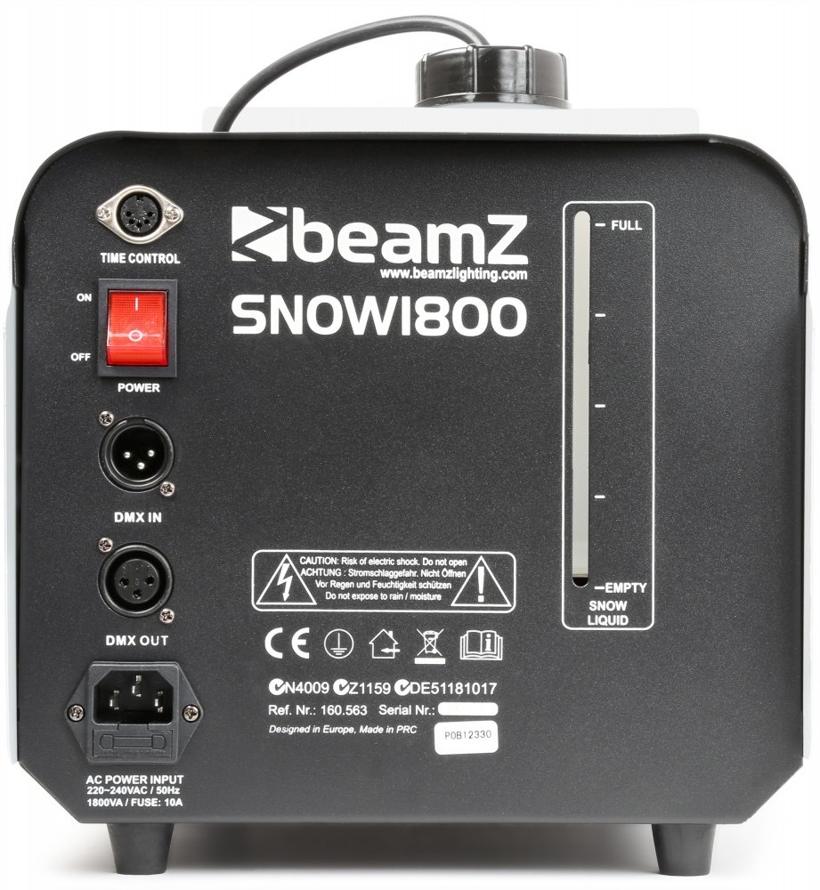 BeamZ Snow 1800 Snowmachine DMX DJMania