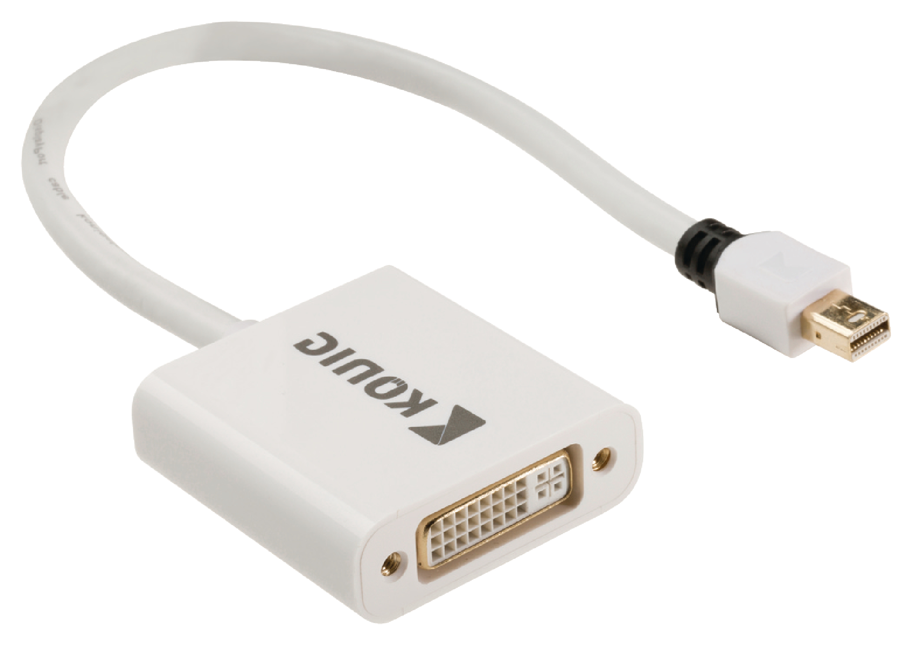 Cable adaptador Mini DisplayPort DVI de mini DisplayPort macho a DVI