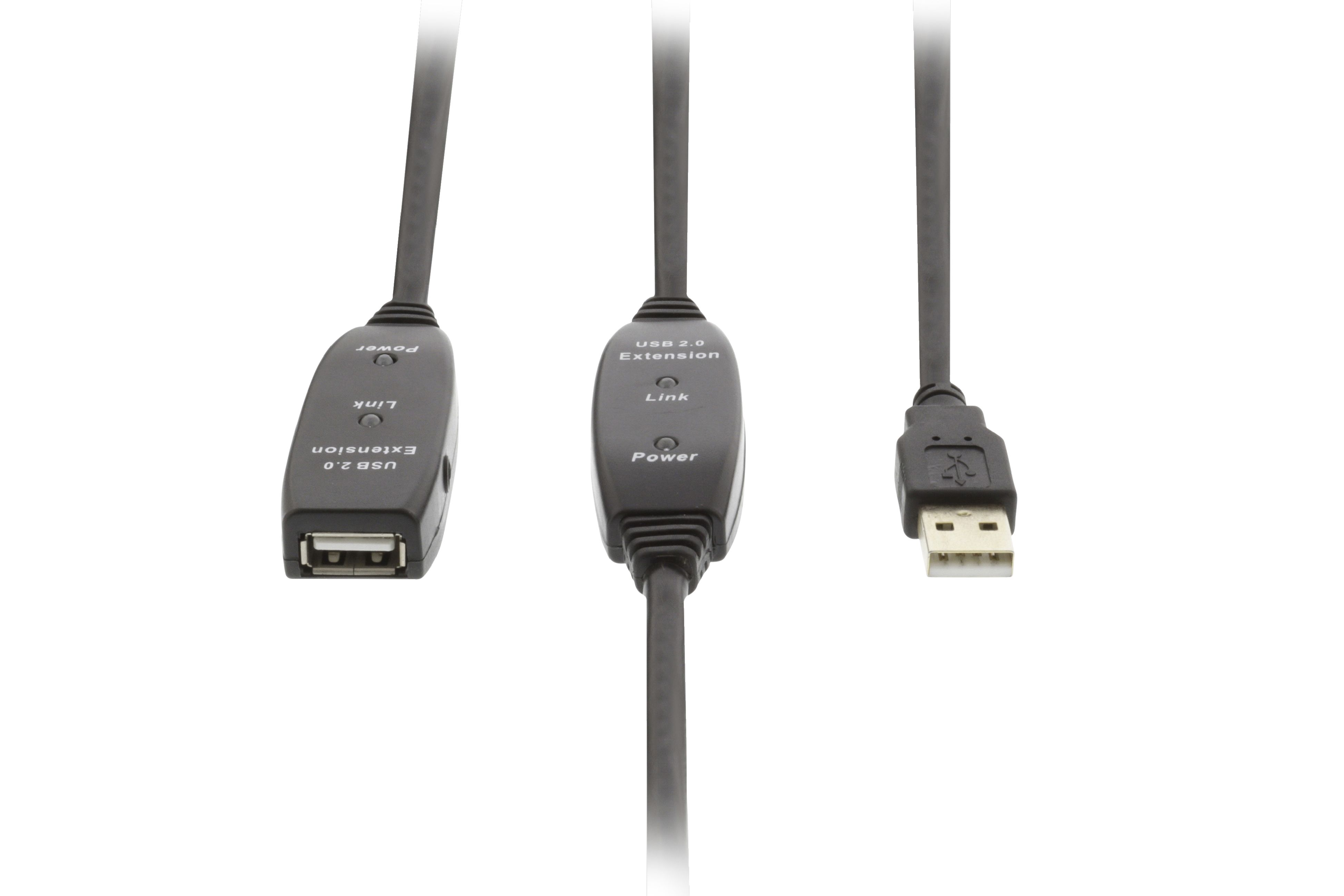 Cable Alargador Usb Activo Usb A Macho Usb A Hembra De M En