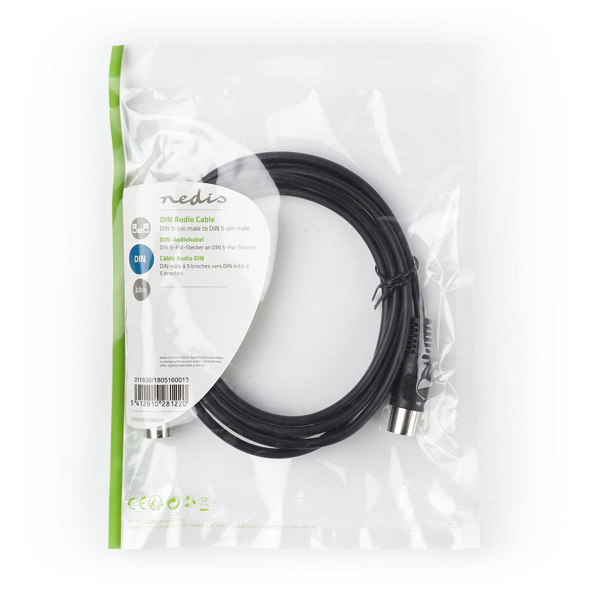 Cable De Audio DIN 5 Pines - Jack 3.5 Mm - Cable Adaptador