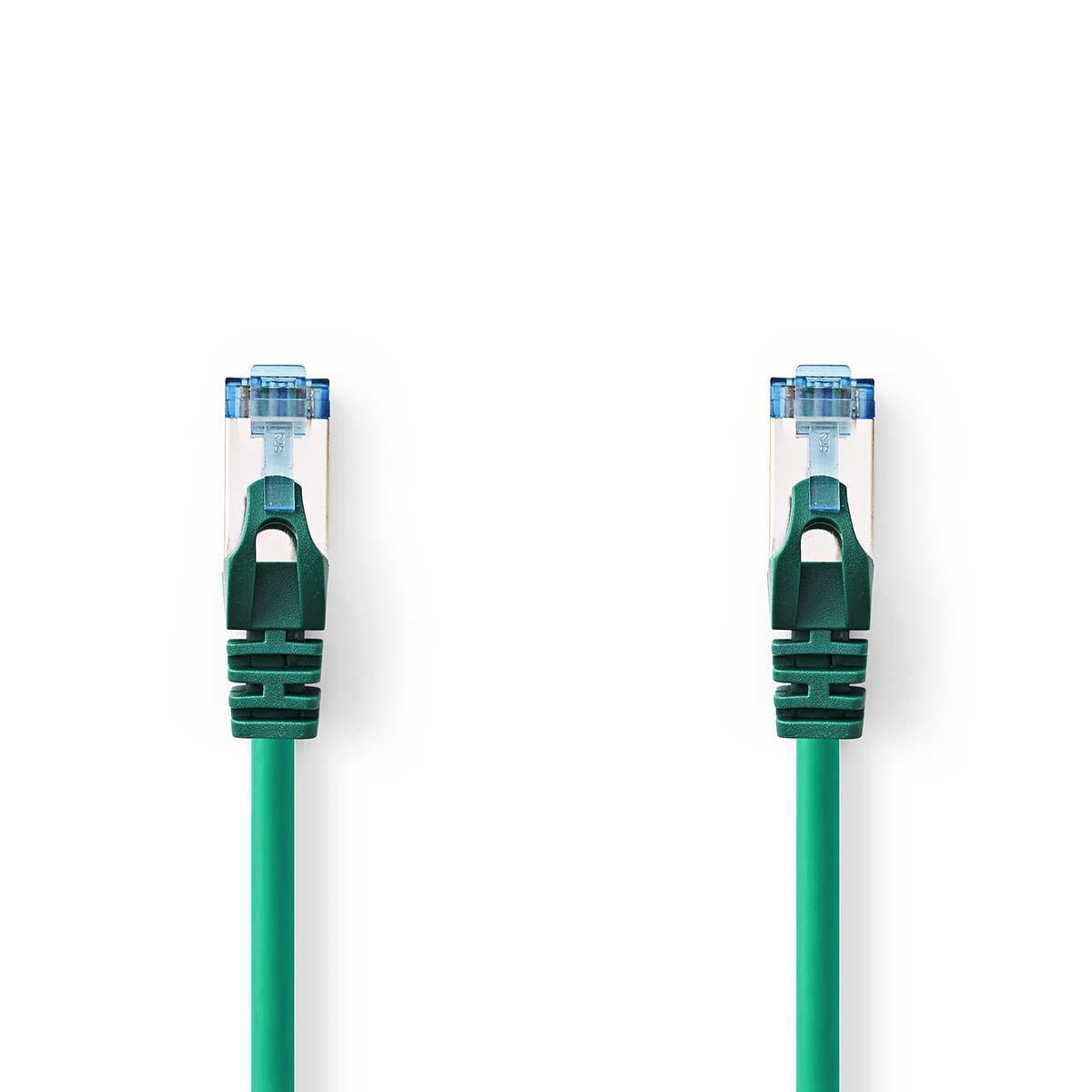 Cable de Red CAT6a SF/UTP - RJ45 Macho - RJ45 Macho - 2,0 m - Verde ...