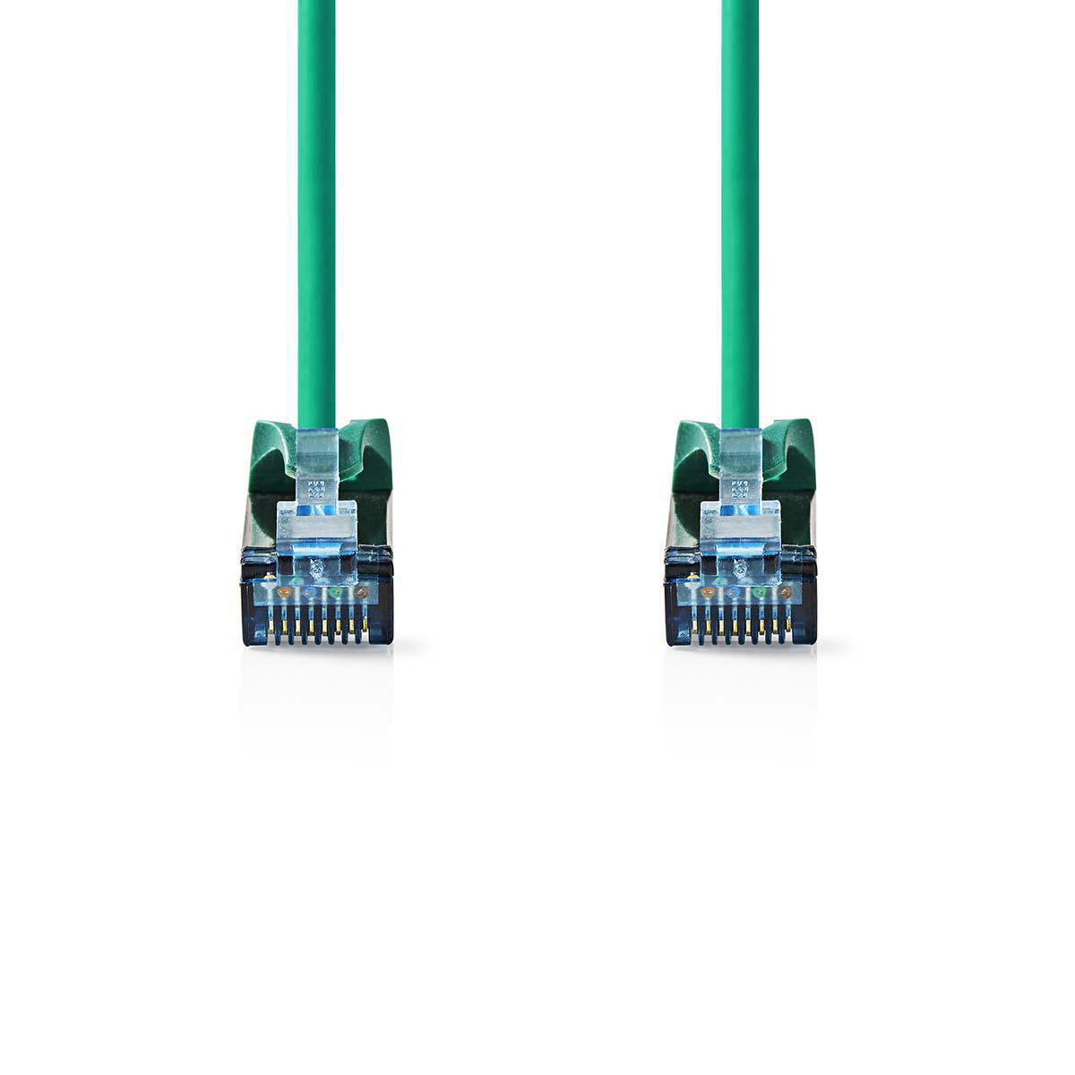 Cable de Red CAT6a SF/UTP - RJ45 Macho - RJ45 Macho - 2,0 m - Verde ...