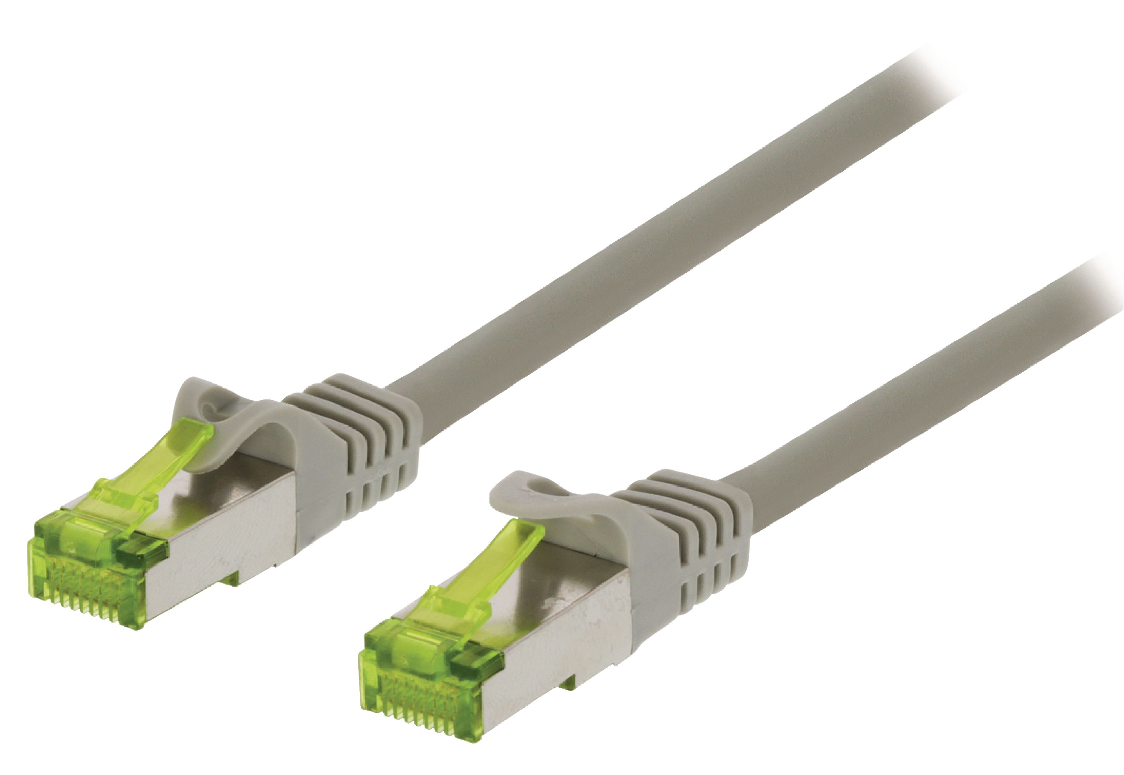 Vsnetwork 50m Ethernet-Netwerk Bulkkabel | CAT7, AWG24, CCA, FTP, Gigabit, 10000 Mbps, Grijs