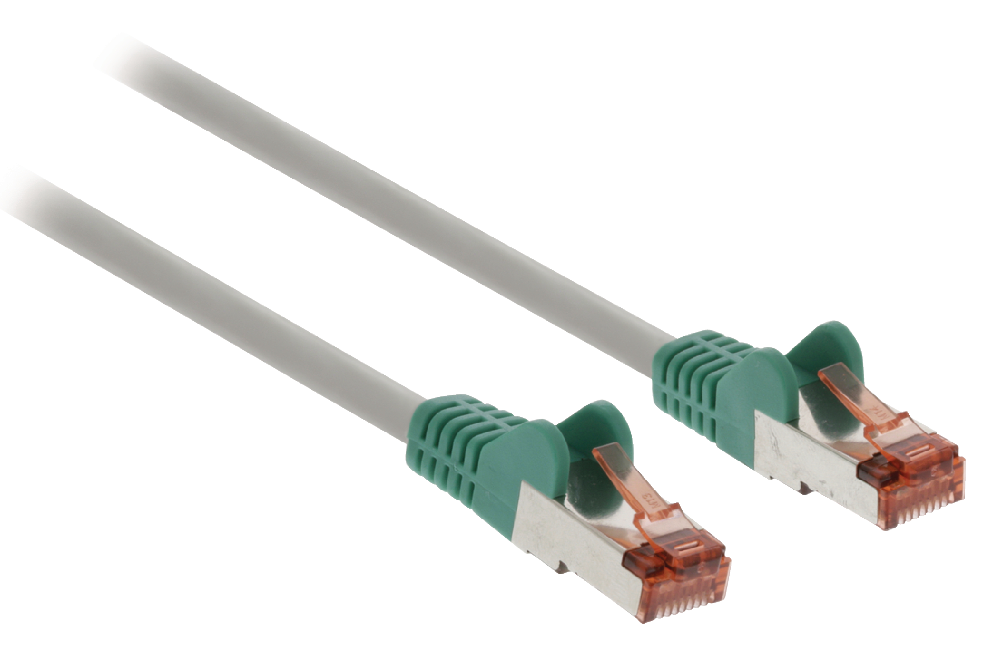 Cable de red cruzado SF/UTP CAT6 Macho Macho de 1,00 m en color gris