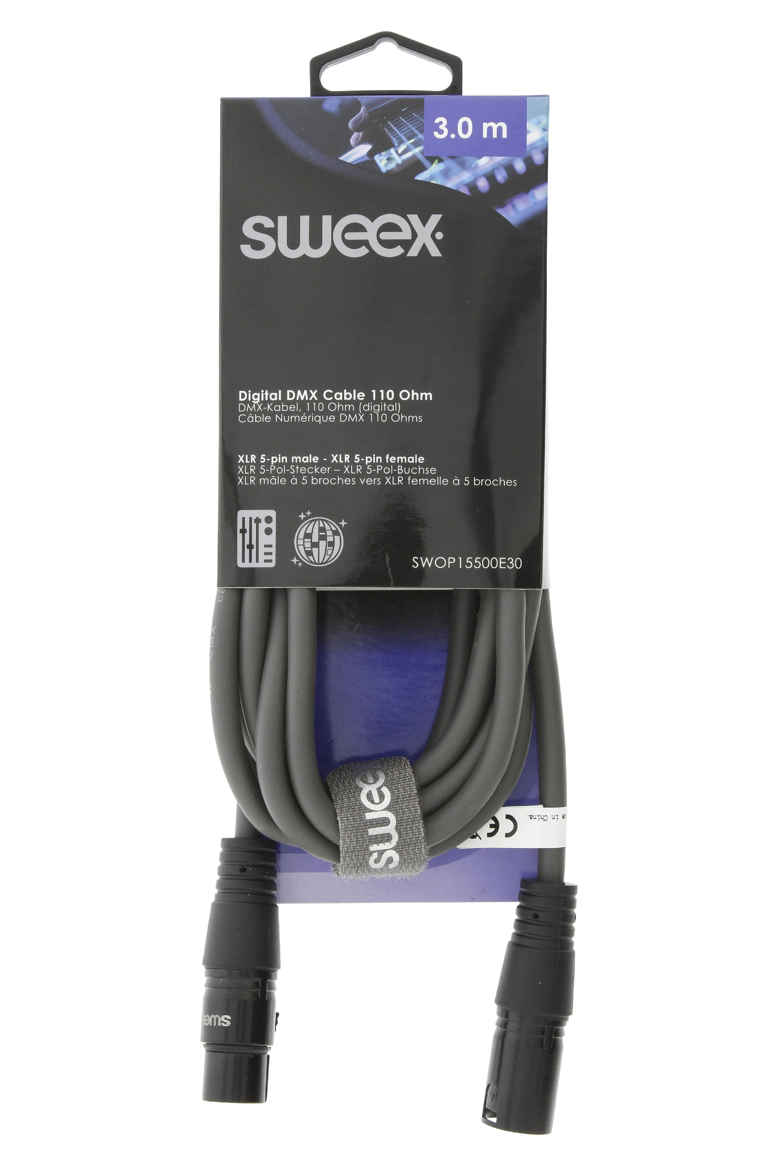 Cable XLR Digital Macho de 5 Pines XLR Hembra de 5 Pines de 3,0 m