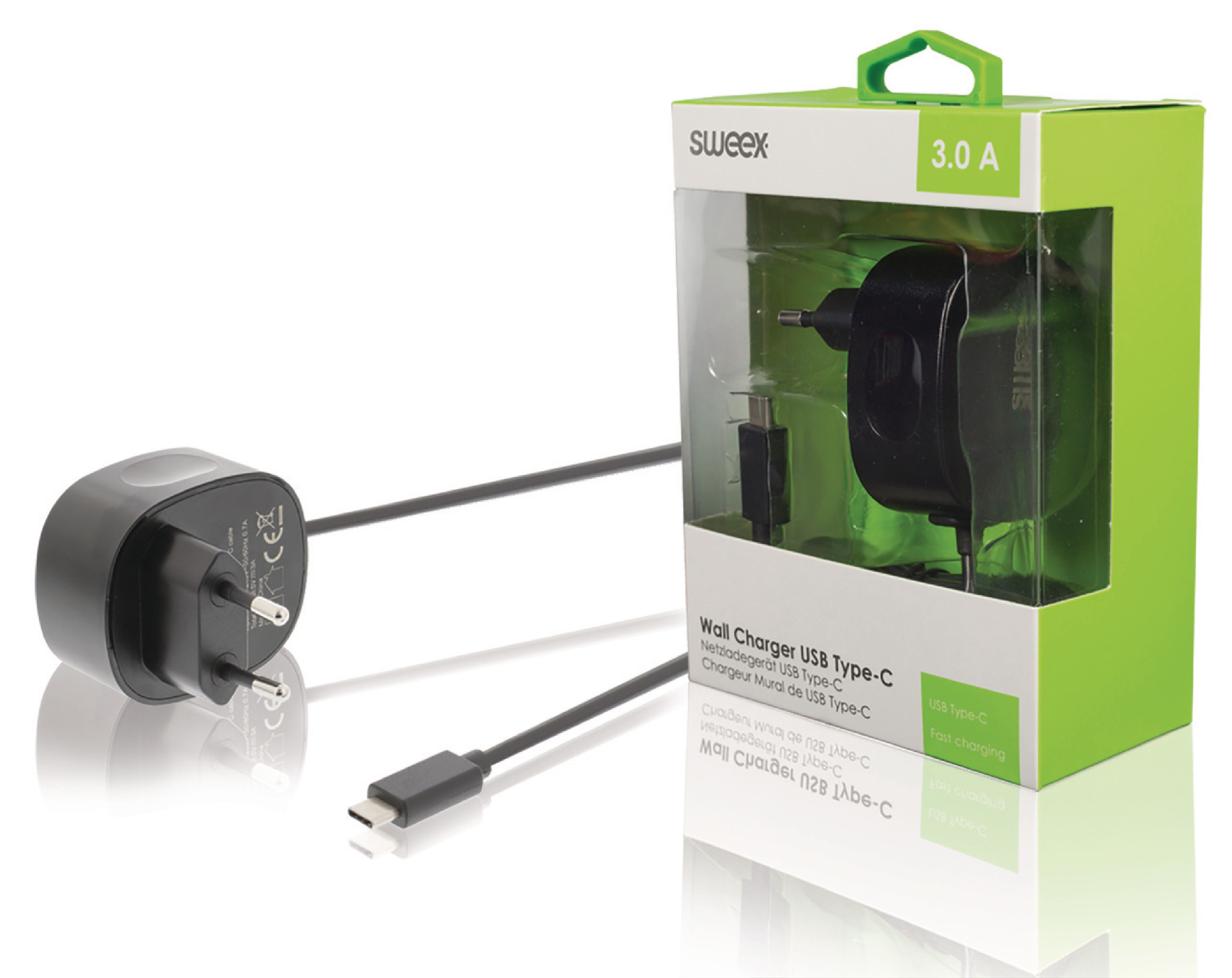 Griffin Cargador De Pared Y Cable USB-C A Lightning PD 20W - Negro - El