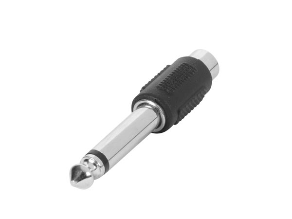 Conector Rca Hembra A Conector Jack Macho De 635 Mm Mono Djmania 