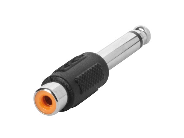 Conector RCA hembra a conector Jack macho de 6.35 mm - mono - DJMania