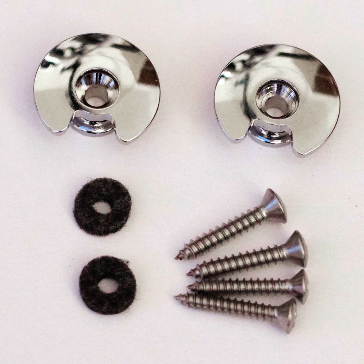 Türstopper 1305 - Chrom Und Gelb - Niedriges Modell - Türstopps
