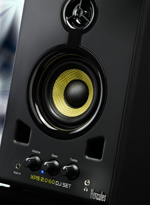 Monitor Per DJ Hercules Xps 2.0 60 - Coppia Altoparlanti Attivi Con Woofer In Kevlar Da 3'', 60W