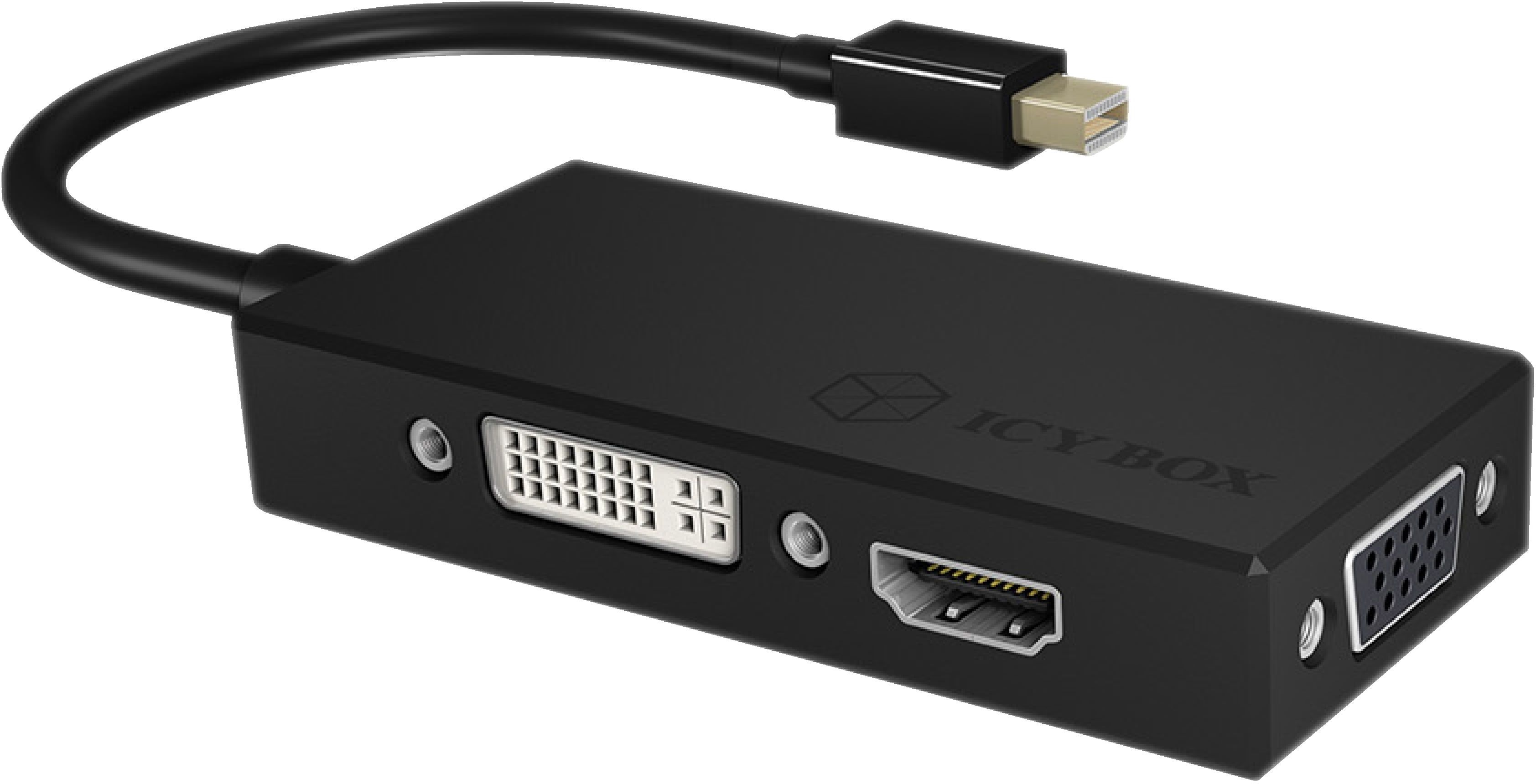 Adattatore ICY BOX IB-AC506 Da Mini DisplayPort A HDMI - Nero, Cavo Di Conversione Video