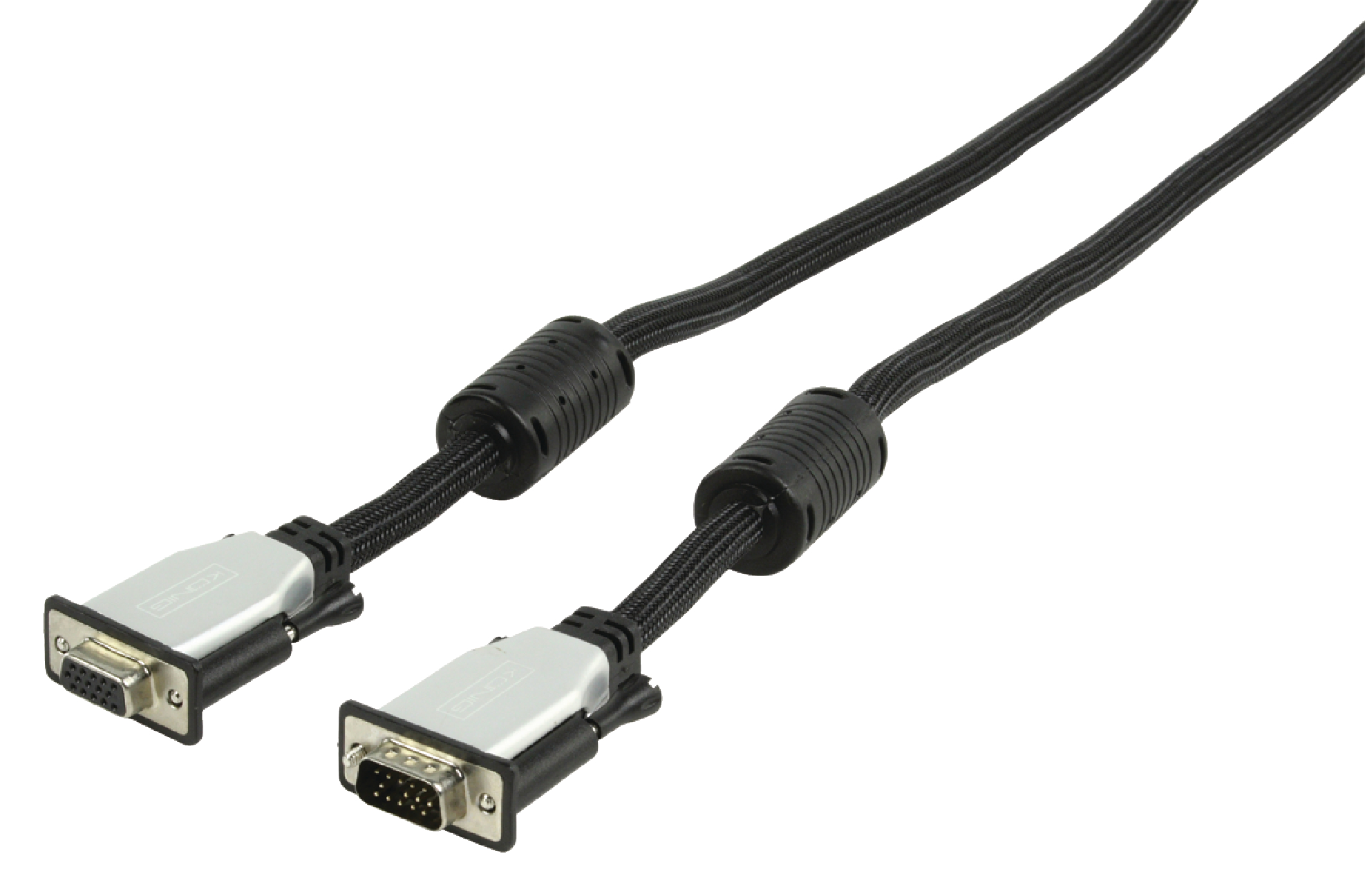 Cable de Extensión VGA VGA Macho VGA Hembra Negro DJMania