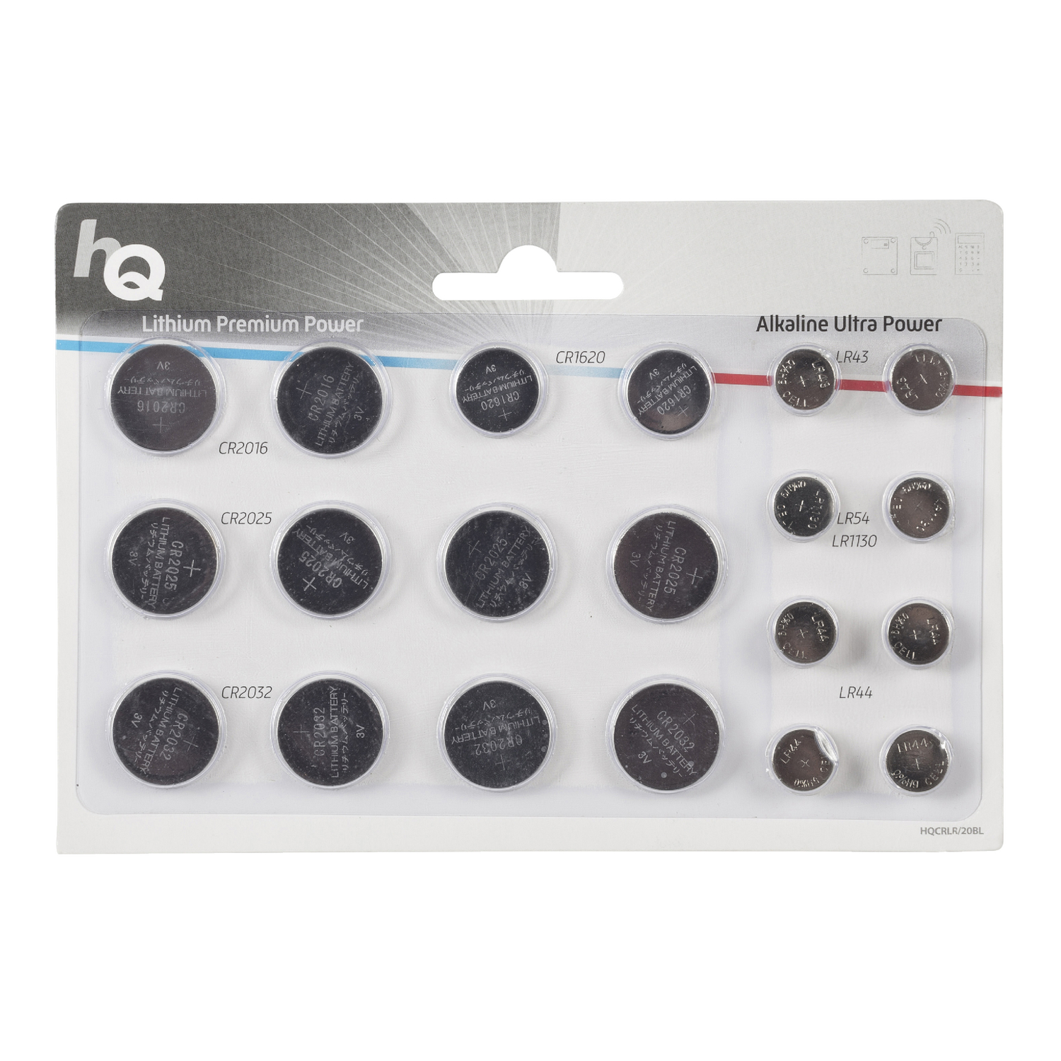 Pila de botón de litio / alcalina CR2016 / CR2032 / CR2025 / CR1620