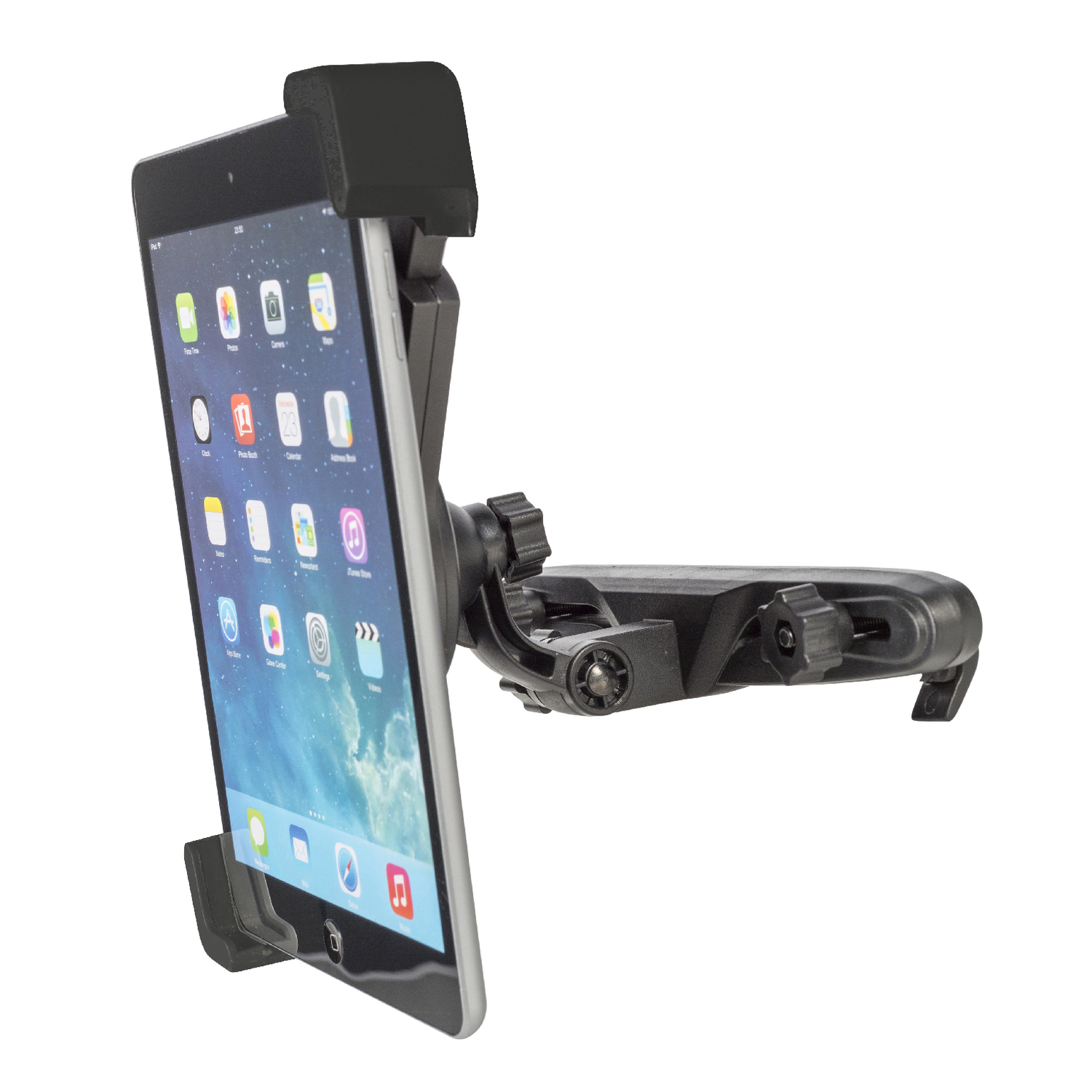 Soporte de Tablets Universal para Coche y Reposacabezas de Coche Negro