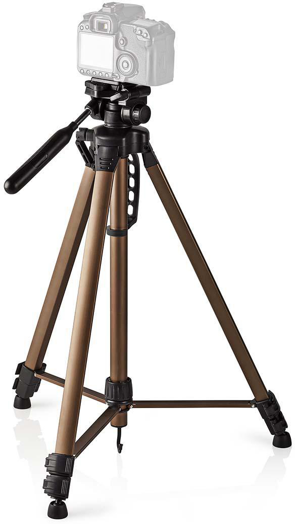 Trípode - Panorámica e Inclinación - Hasta 4 kg - 163 cm - Bronce