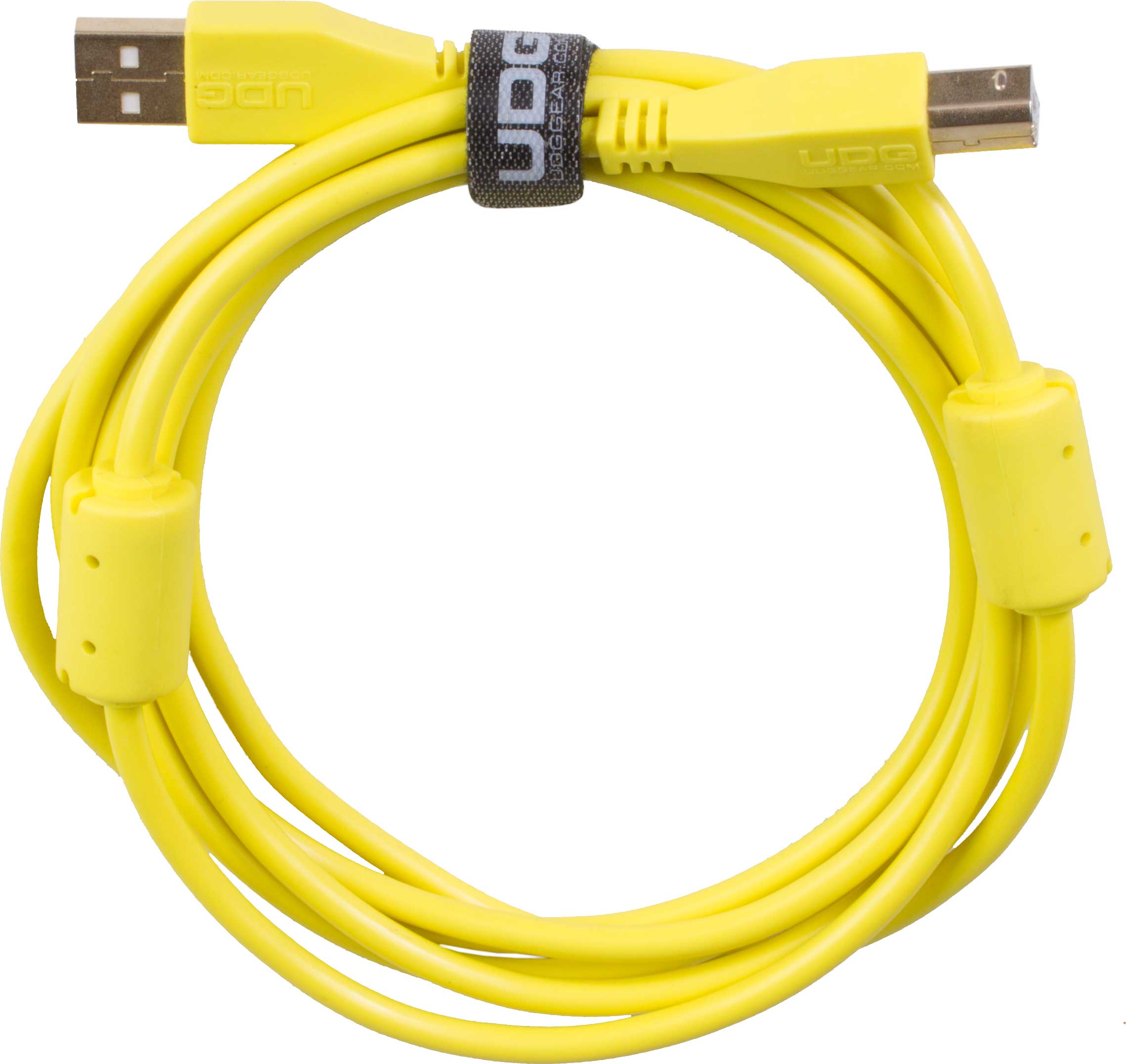 UDG Cavo USB 2.0 C A B Ottimizzato Audio - 1,5m, Connettori Placcati Oro, Ferrite, Rosso, Per Interfacce Audio, Microfoni, Tastiere