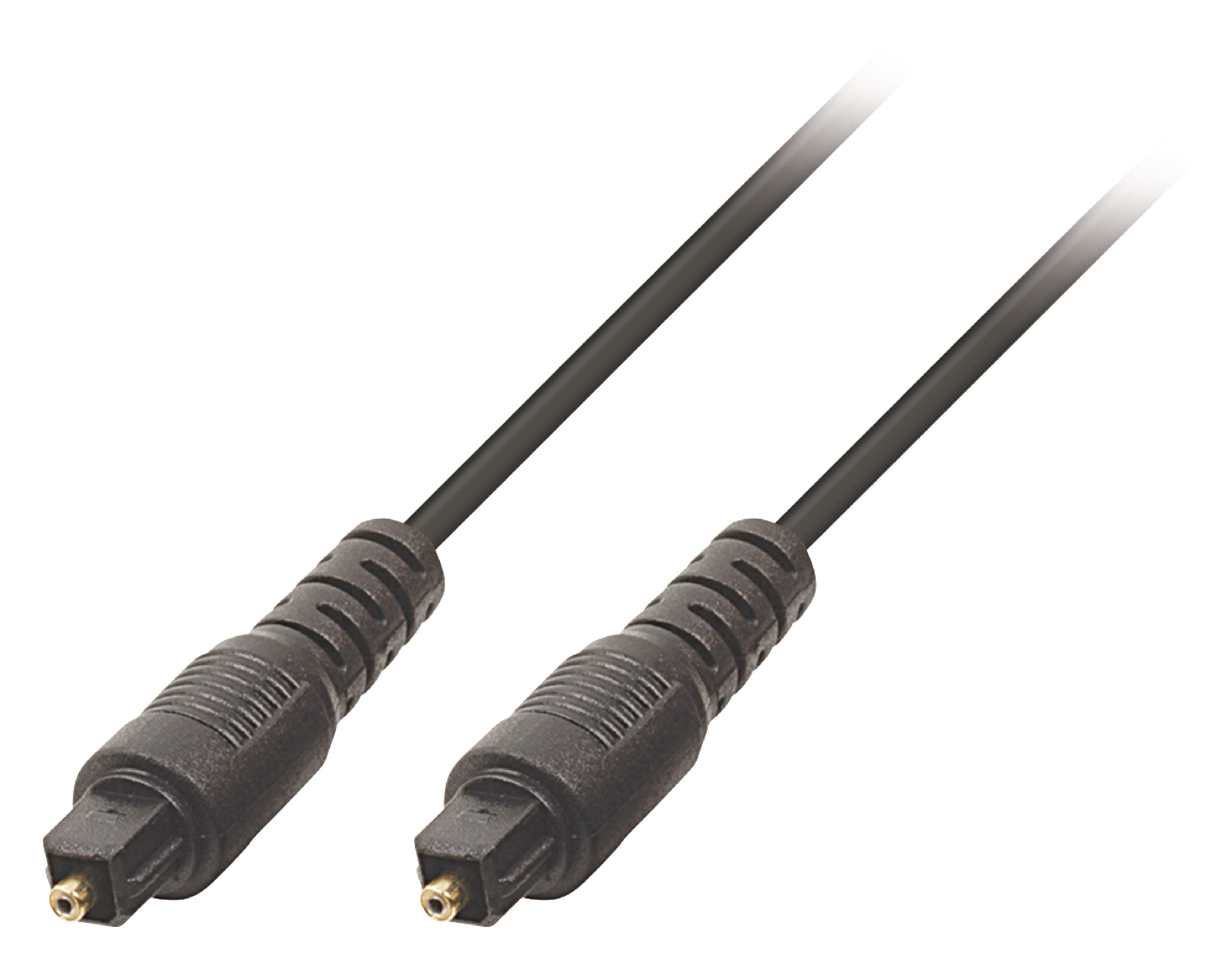 Cable de audio digital Toslink macho Toslink macho de 1.00 m en color negro DJMania