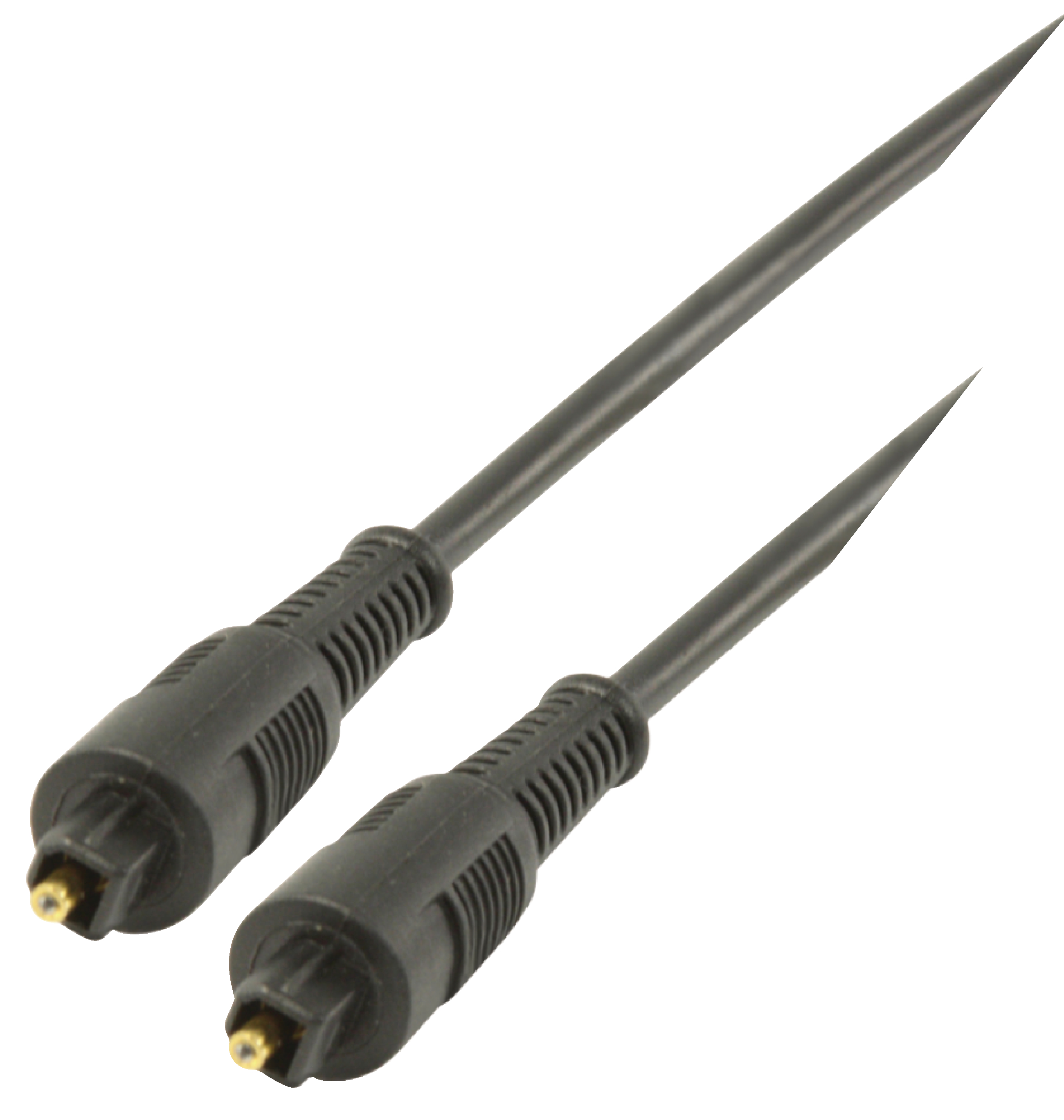 Cable de audio digital Toslink, Toslink macho Toslink macho, negro 2,00 m DJMania